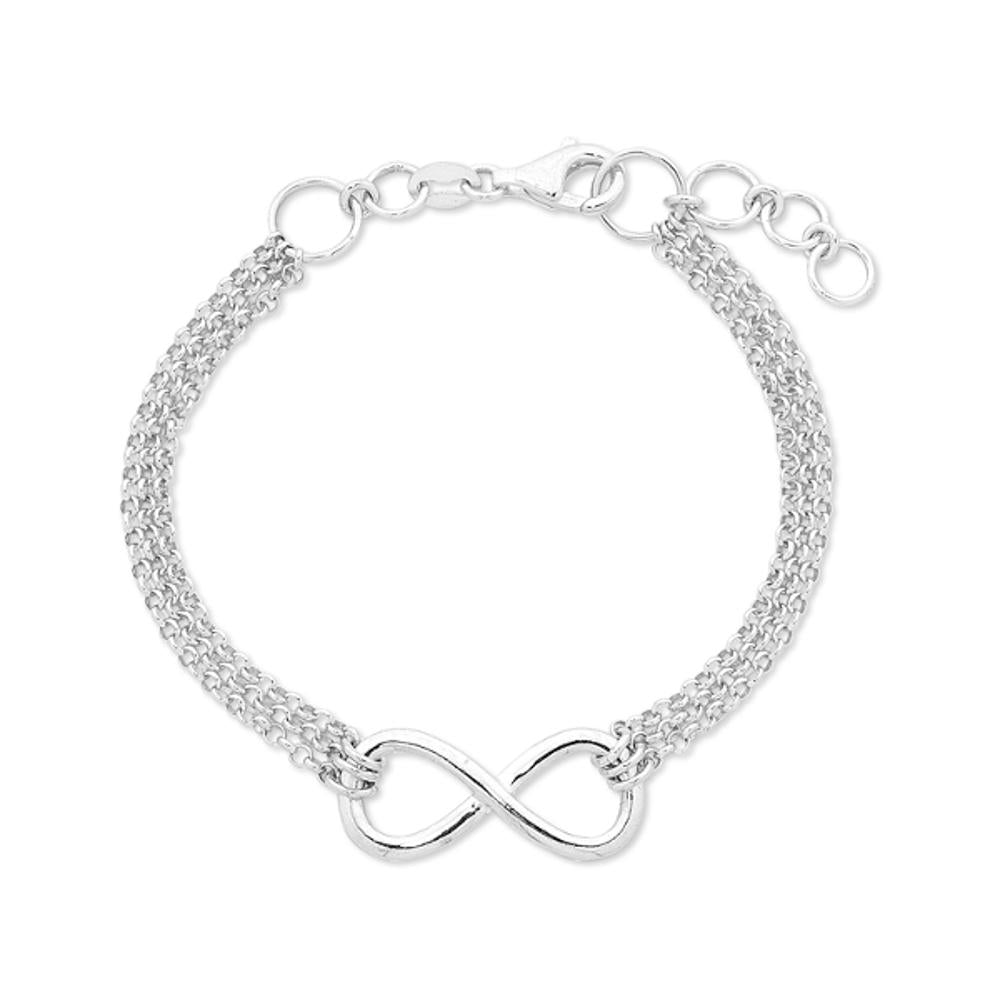 Sterling Silver Infinity Belcher Bracelet