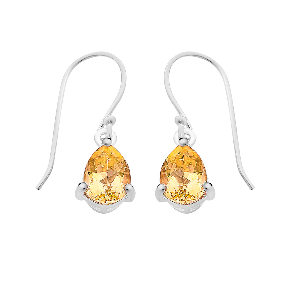 Mariana Drop Earrings (Citrine)