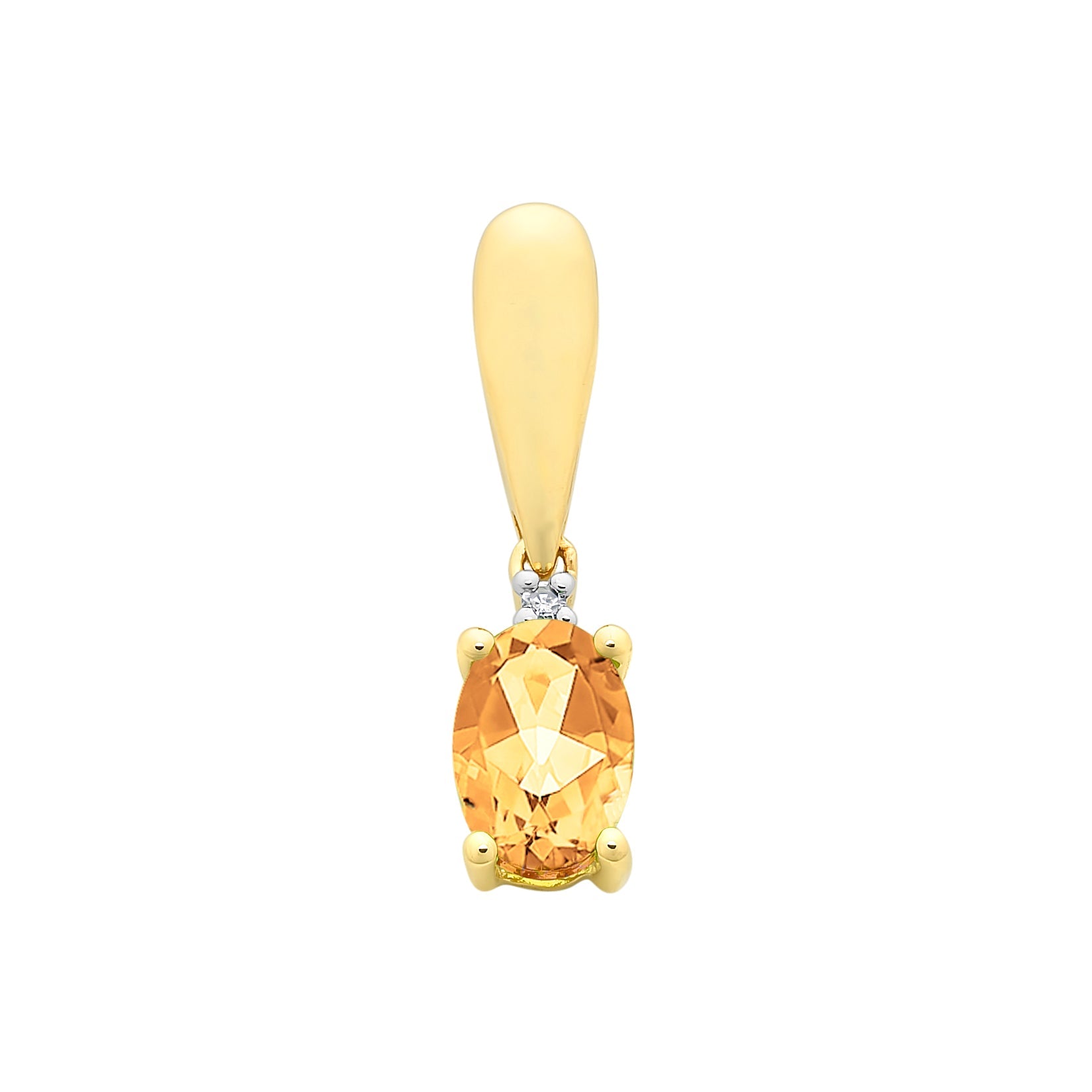 Olivia Pendant (Citrine)