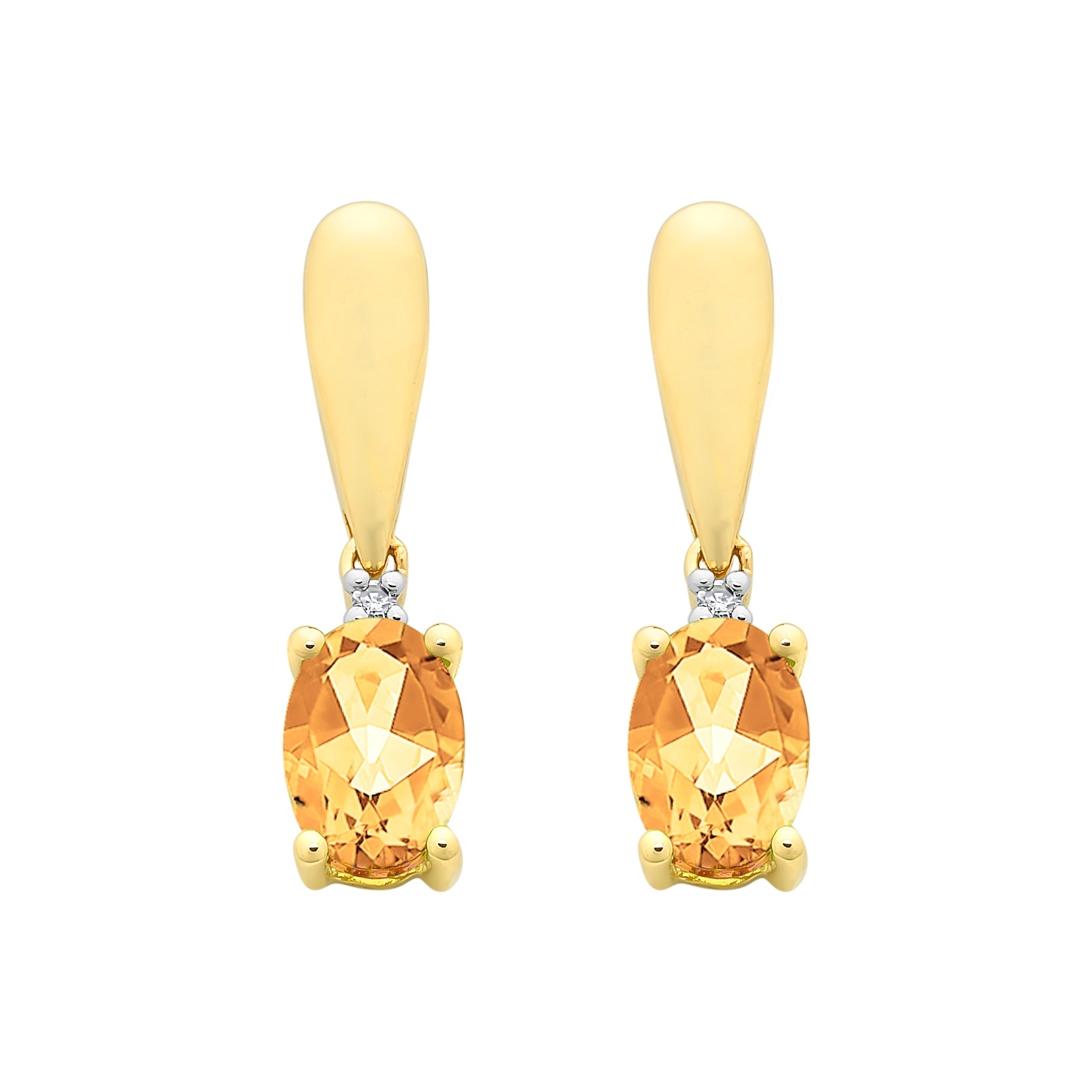 Venus Earrings (Citrine)