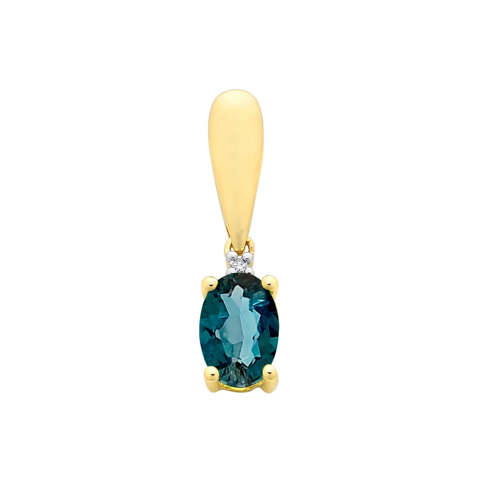 Olivia Pendant (Blue Topaz)