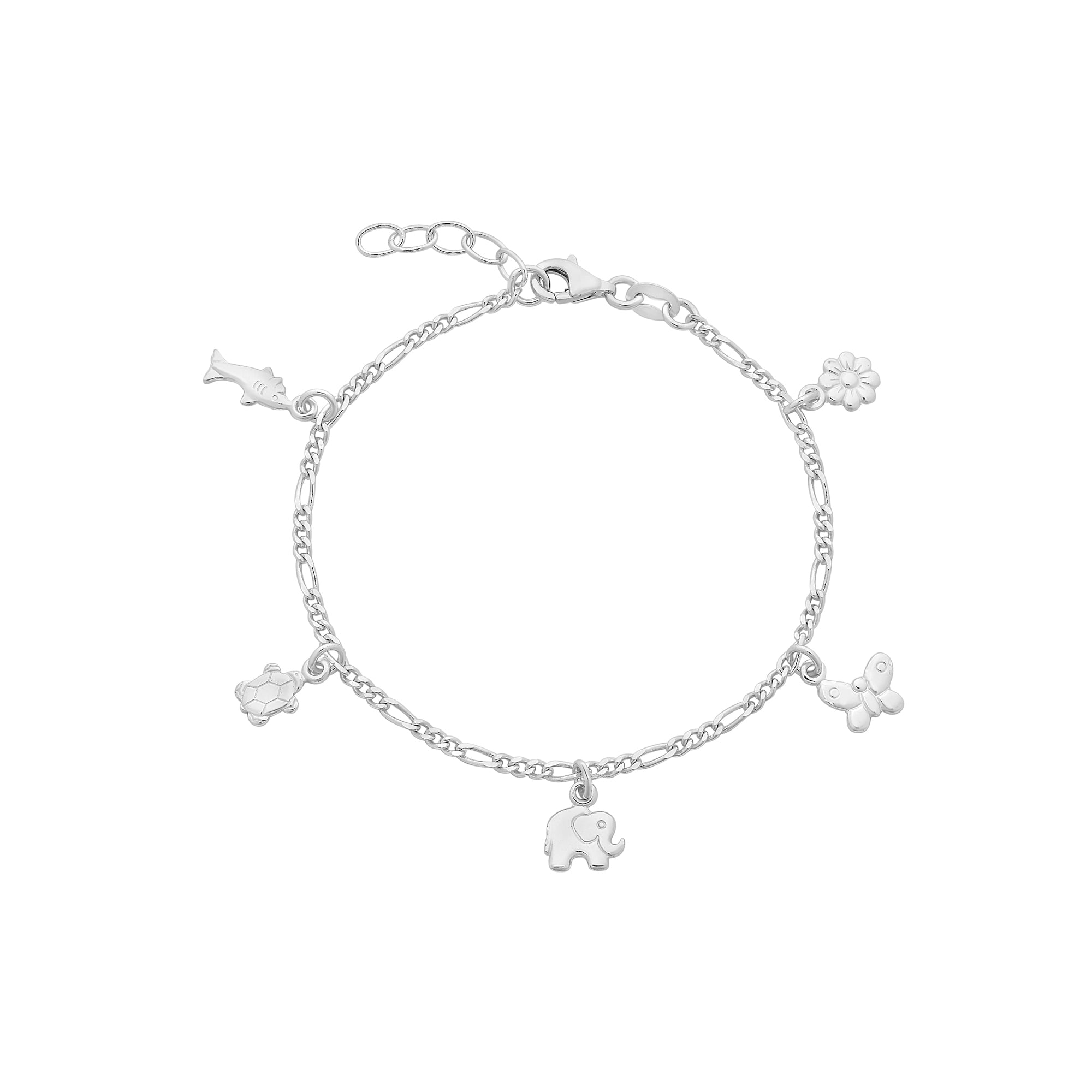 Sterling Silver Charm Bracelet